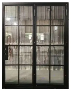 Light Weight Steel Metal Bifold Folding Stacking Door with Multi-Panel System on One Side
