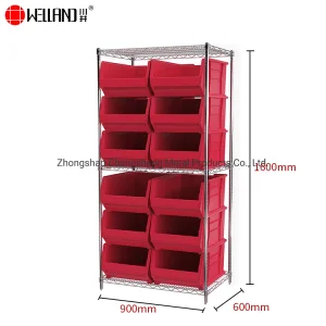 Heavy Duty Chrome 3-Shelf Commercial Grade Wire Shelving Unit