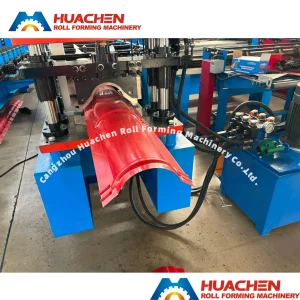Máquina de conformado de rollos para tapajuntas de techo metálico de Armenia 312mm