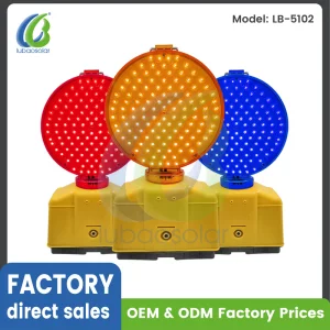 IP67 Waterproof Traffic Control Signal Warning Construction Site LED Barricade Light