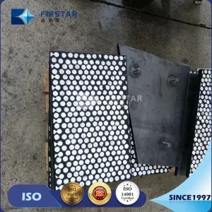 Heavy-Duty Rubber Ceramic Wear Plate for Industrial Feeders