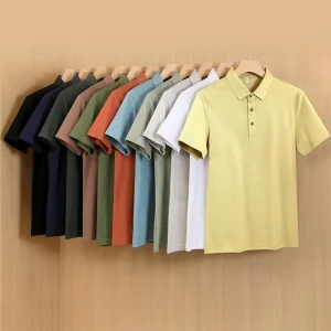 Low MOQ Custom Polo Shirts with Embroidery logo Business Shirt High Quality Casual Short Sleeve Unisex Pique Polo Shirts