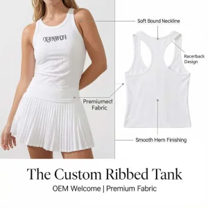 OEM XH-Fashion Custom Logo Women's 2-Piece Tennis Outfit