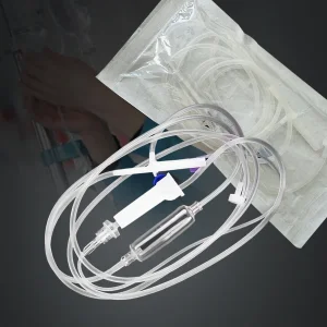 Set de infusión desechable de alta calidad para una administración intravenosa segura