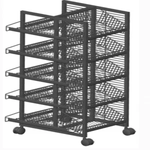 Metal Powder Coating Display Candy Rack Storage Shelf