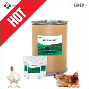 Factory Supply Veterinary Medicine Poultry Antibiotic Ivermectin CAS 70288-86-7 Raw Powder 99%Purity Veterinary Synthetic Drug for Cattle Sheep Poultry