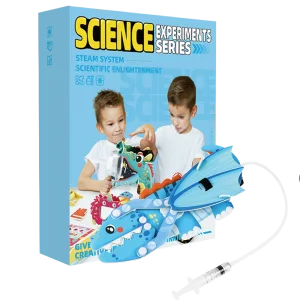 DIY STEM Kit School Learning Wooden Hydraulic Arm Manipulator Model Physical Science Experiment Kit for Kids Educational