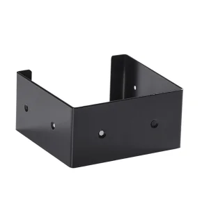 Custom Carbon Steel Sheet Metal Bending U-Shape Protective Guard with Ral9005 Black Powder Coating for Electronics Component