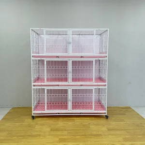 Professional 3-Layer Folding Cat Cage