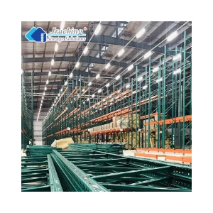 Jracking Heavy Duty Warehouse Stacking Racks Shelves RMI Certified Steel Teardrop Pallet Racking for Cold Storage Warehouse