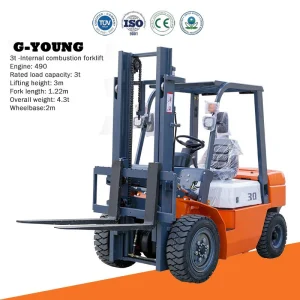 G-Young LPG Forklift Truck 3.5ton, 6ton, Capacity Hydraulic Forklift Truck