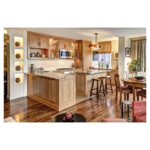 Lacquer Cupboard Customized Own Design Veneer Modern Kitchen Plywood Solid Wooden Cabinet