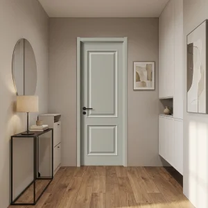 Modern Large Interior Door Wood Door Premium Painted MDF Internal Door For Bedroom And Bathroom