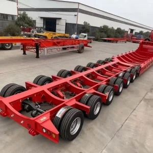 Special Purpose Vehicle: Lowbed Semi-Trailer for Wind Turbine Tower Transportation