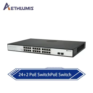 Gigabit 24 Port PoE Switch Unmanaged