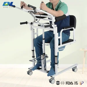 Dinglian Dl-Wgyw02 Commode Transfer Chair Bed to Wheelchair Aid