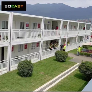 Luxury Mobile Light Steel Structure Villa Modular Flat Pack Shipping Container Office Portable Prefab Prefabricated House/Construction Home