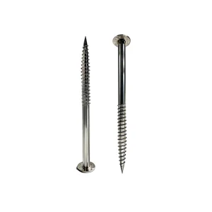 Premium Hot-Dip Galvanized Anchor Bolt (Q235B/Q345B 100m Zinc)-Withstands Extreme Weather Saltwater 5,000 Lb Shear Strength