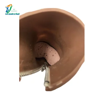 Vendas Quentes Luvas de Silicone Personalizadas Marrom   com Zíper