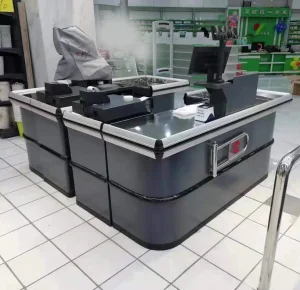 Swiss Classic Cashier Grey Checkout Counter