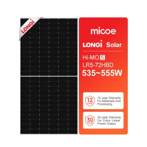 Longi 500W 535W 555W Half Cell Wholesale Poly PV Fold Flexible Black Monocrystalline Polycrystalline Photovoltaic Module Mono Solar Energy Sun Power Panel