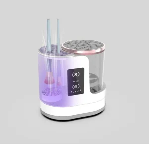Automatic Makeup Brush Cleaner and Dryer Multi-Functional Electric Silicone Cleaner with Fast Drying and Cleansing Features