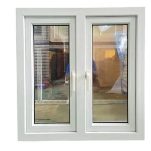 White UPVC/Vinyl/ Swing Folding Casement Windows for Kitchen Bedroom Villa