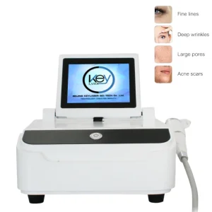 Fractional RF Microneedle Skin Rejuvenation Golden Micro Needle Device for Beauty Salon Use