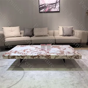 طاولة قهوة رخام طبيعي