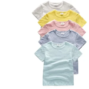 Ropa infantil personalizada sostenible de camiseta gráfica