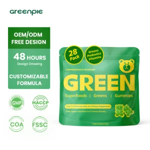 Greenpie OEM GMP Super Green Gummy Supplement