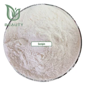 High Purity 99% Genipin Powder Biomedical/Cosmetics/ Crosslinking Agent Vitamin Herbal Extract Halal Certified CAS