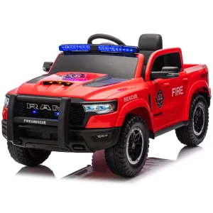 Licensed RAM 1500 Rho Fire Rescue Super Truck Pick-up Kids Electric Car Ride on Toy