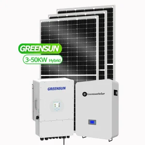 10kw 20kw 30kw Solar Home System PV Panel Set Off Grid Solar Power Hybrid 3 Phase Solar Generator with Panel Completed Set