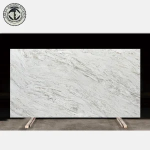 Polished Artificial Quartz Stone for Countertops/Vanity Tops/Hotel Design Tai Mahal Printed Quartz