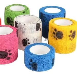 Medical Vet Wrap Breathable Elastic Self-Adhesive Cohesive Bandage
