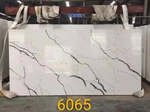 Top Quality Artificial Quartz Stone Slab with Beautiful Veins and Competitive Price