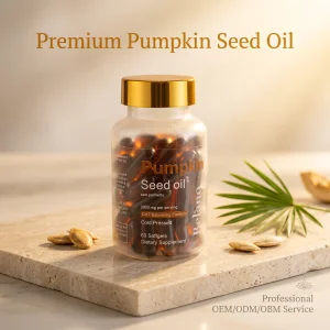 High Potency Pumpkin Seed Oil 1000mg Softgels ODM Private Label For Men's Health And Prostate Support OEM Factory Wholesale