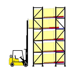 Warehouse Storage Rack Pallet Racking Heavy Duty Push Back Pallet Racking System Price