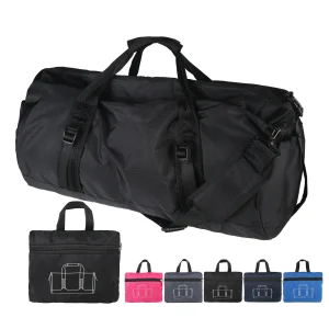 Travel Folding Sports Gym Bag Fitness Luggage Duffel Bag Waterproof Nylon Duffel Bag with Custom Logo