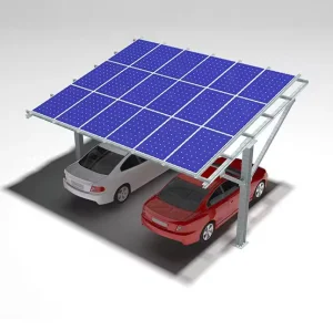 Solar PV Waterproof Parking Structure Photovoltaic Carport Installation System