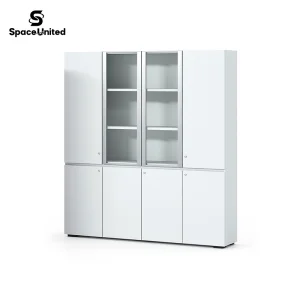 Spaceunited Modular Workstation Storage Metal Office Cabinets for Hotels, Schools, and Offices