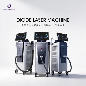 4000W 4-Wavelength Diode Laser Hair Removal &amp; Skin Rejuvenation Machine 755nm 808nm 1064nm with Sapphire Cooling