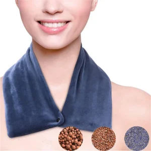 Private Label Microwavable Heating Pads Hot Relaxing Lavender Herbal Aromatherapy Shoulder Weighted Heated Neck Wrap Wholesale