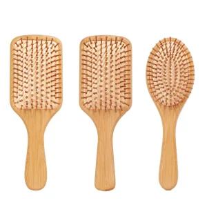 Wholesale Hair Salon Natural Bamboo Hair Brush Set