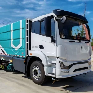 شاحنة كنس كهربائية متقدمة 18-Ton مزودة بغسيل عالي الضغط