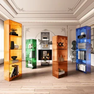 Modern Metal Bookshelf