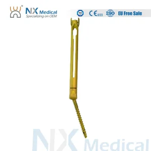 Nx Medical Titanium Cannulated Bone Cement Spinal Pedicle Screw Spine Internal Fixation