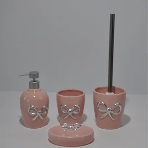 ODM Butterfly knot relief bathroom four piece set-2 Kuwait