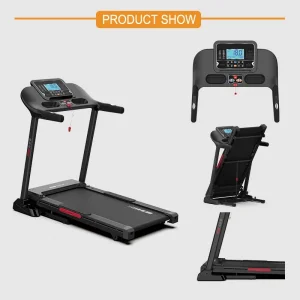 Hsm Customized Home Fitness Equipment LCD Screen Silent Running Machine Treadmill